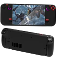 Handheld Entertainment Game Console With Vivid Game Screen And Modern Back Design 3d model