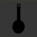 Black Over Ear Headphones With Comfortable Ear Cushions And Sleek Design