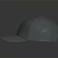 White Baseball Cap as Essential Daily Life Accessory with Simple Design and Comfort