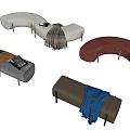 Modern Sofa Bench Sofa Bench 3d model