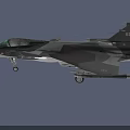 Gray Military Gripen Fighter Jet Model With Missiles And Landing Gear