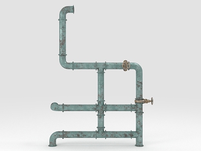 modern water pipe model