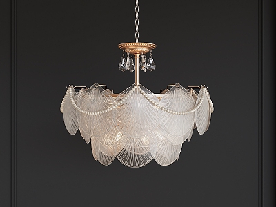 Shell pearl chandelier model