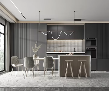 Modern Restaurant 3d model