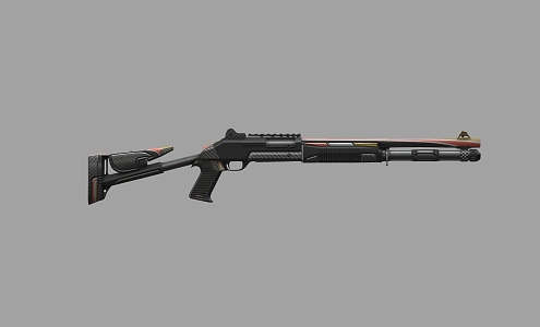 Automatic Rifle Children's Toy Rifle 3d model