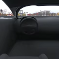White Modern Sports Car With Aerodynamic Body And Futuristic Look