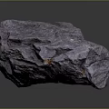 Natural Rough Wood Stone Material Piece With Textured Surface For Decorative Projects