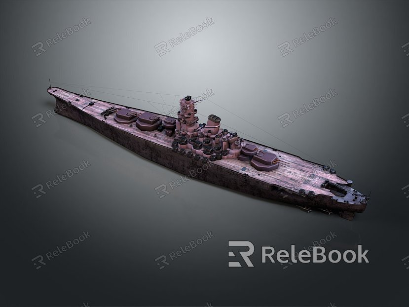 modern ship warship warship warship model