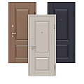 Modern Hinged Door Designs in White and Gray for Home Interior Decoration