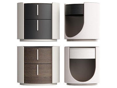 Bedside Cabinet Combination Round Bedside Cabinet Combination model