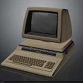 Vintage Commodore PET 2001 Old Computer With Keyboard And Monitor