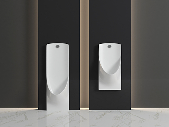 Modern urinal 3d model