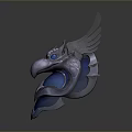 Sci-Fi Helmet Alien Helmet-Helmet High Tech Helmet Game Helmet 3d model
