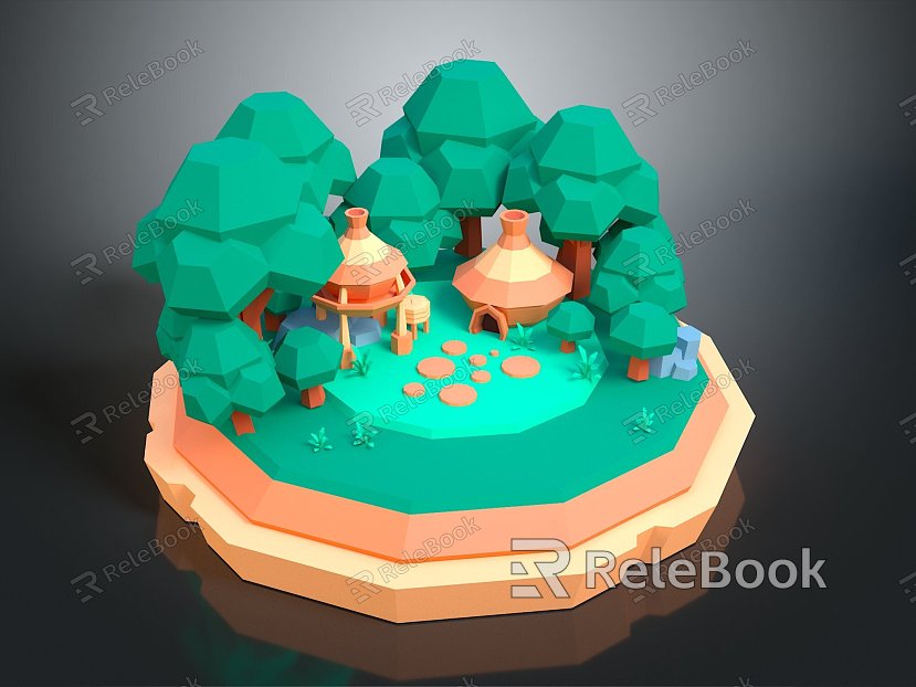 Cave Mountain Cave Cave Realistic model