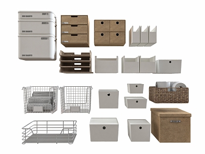 Luggage storage box model