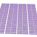 Purple Solar Panel Array Arranged in Neat Rows for Renewable Energy Use