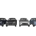 Multiple Modern Car Models In Various Colors With Sleek Exterior Designs