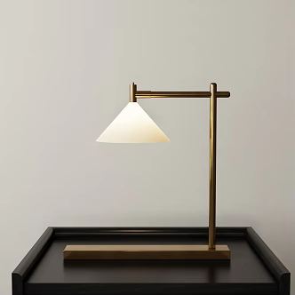 metal table lamp 3d model