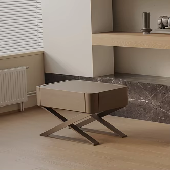 Modern bedside table 3d model