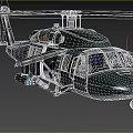 Dark Green Helicopter With Red Star Logo And Number 77 Near Glass Building