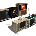 Vintage Televisions Collection Featuring Various Retro Designs and Classic Styles