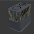 Industrial Equipment Cooling Tower with Grid Front Panel Metal Structure and Double Top Units