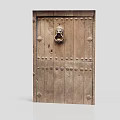New Chinese Style Gate Ancient Gate 3d model