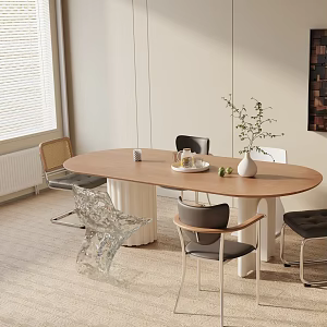 Modern table combination 3d model