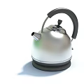 Stainless Steel Electric Kettle Modern Design Kitchen Appliance With Black Handle