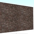 wall tile rubble material 3d model