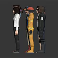Diverse Game and Movie Characters with Various Outfits and Cartoon Designs