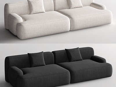 Modern double sofa model