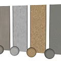 Background Wall Design With Different Material Panels And Decorative Balls