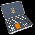 Professional Hardware Tool Set In Portable Metal Case With Various Accessories 3d model