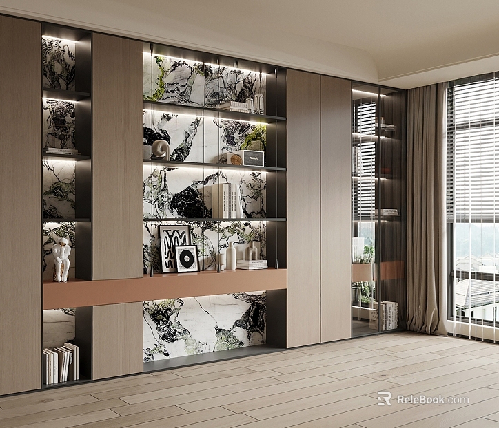 Modern Italian Decorative Cabinet texture