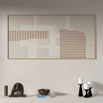Modern Light Luxury Decorative Painting 3d model