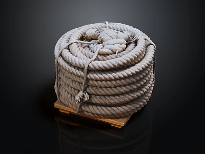 Modern Rope Rope Tile Hemp Rope 3d model Modern Rope Rope Tile Hemp Rope 3d model