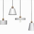 Modern chandelier combination 3d model