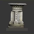 Columns Stone Columns Stone Columns Old Columns Roman Columns Roman Columns Classical Columns Greek Columns 3d model