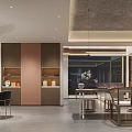 Stylish Tobacco And Liquor Store Interior With Displays And Furniture