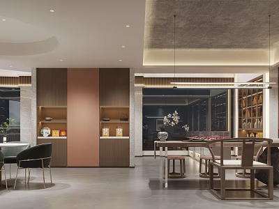 Stylish Tobacco And Liquor Store Interior With Displays And Furniture 3d model