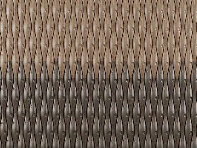 Modern Luxury Wall Decor With Brown Gradient Diamond Pattern Textured Surface 3d model