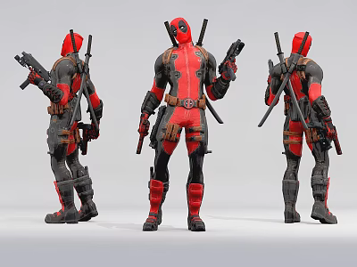 Modern Anime Characters 3d model Modern Anime Characters 3d model