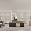 Luxury Boutique Store Interior With Elegant Clothing Display And Modern Design Elements