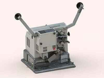 Heavy Duty Industrial Equipment With Manual Operation Handles And Stable Metal Base 3d model