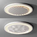 Modern Cream Style Ceiling Lamp Light Luxury Minimalist 3d model