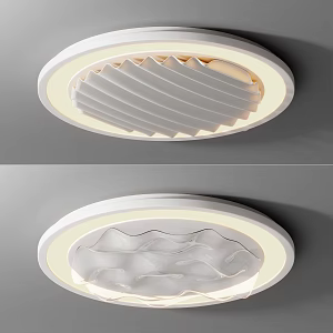 Modern Cream Style Ceiling Lamp Light Luxury Minimalist 3d model