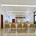 Government Public Service Hall Interior With Spacious Layout Bright Lighting And Service Counters