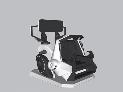 Advanced Medical Device Featuring Seat Display Screen Mechanical Structure And Base 3d model
