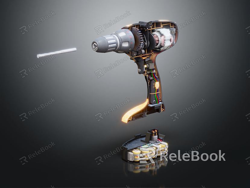 Modern electric drill percussion drill electric drill components electric drill accessories tools hardware tools model